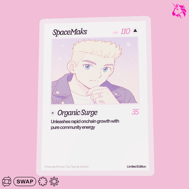 spacemaks_Web3's tweet photo. Just pulled a grail

Check out my Uniswap trading card 🦄

 [drop yours here ‒ X won't let us do it for you 😢] https://t.co/Gu8RrZTlbv