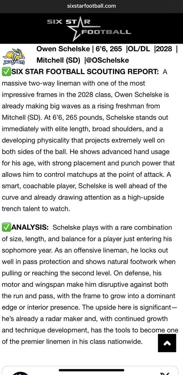 Thank you for the write up! <a href="/sixstarfootball/">Six Star Football | PLUS+</a> 
<a href="/Kernel_Football/">Kernel Football</a> <a href="/patangashty/">Pat Larson</a>