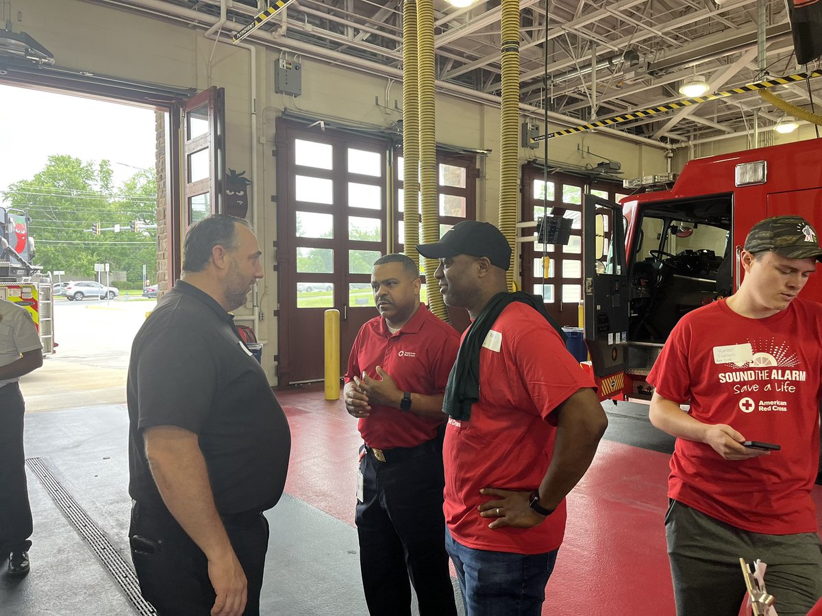 Community Engagement in Wheaton -  A dozen <a href="/RedCrossNCGC/">Red Cross NCGC</a> <a href="/mcfrs/">MontgomeryCo(MD)Fire</a>  blended teams engaged in today’s ‘Sound the Alarm’ initiative visited hundreds of homes, checked &amp; installed smoke alarms, perform safety evaluations &amp; met lots of curious residents &amp; neighbors in the process