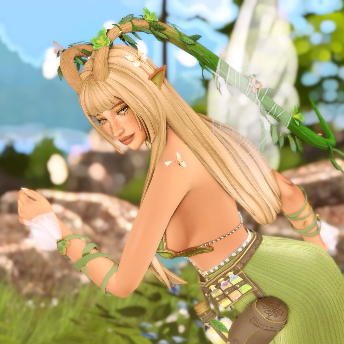 junimosims's tweet image. i'd be obsessed too actually like look at her