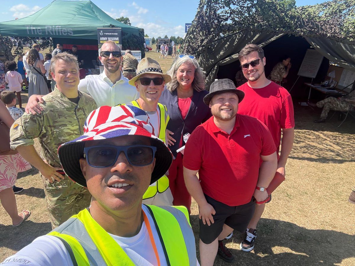 Heidi_Labour's tweet photo. Thanks to everyone who had the vision and determination to make such a success of the @LydiardPark Family Fun Day to mark Armed Forces Day this weekend. A special shout out to Swindon’s Armed Forces Champion, @junabali. https://t.co/lLAzQv1LpI