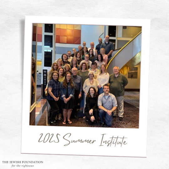 JFRDirector's tweet photo. Last week, our 2025 Lerner Fellows from 10 states &amp; Poland, participated in our Summer Institute for Teachers, an intensive 5 day course, delving into the complex history of the Holocaust &amp; discussing new teaching techniques for introducing the subject into their classrooms https://t.co/IrOZWZopqw