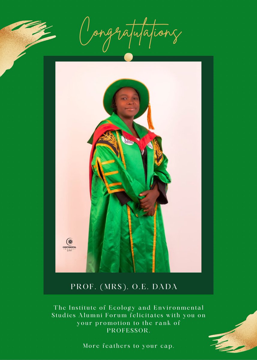IEESAlumniForum's tweet photo. We felicitate and celebrate with Professors (Mrs) O.E Dada and E.O Makinde, the latest members of our Alumni to be promoted to the rank of Professors by the @ElizadeUni and @LASUOfficial respectively. We’re really elated and buoyed by your achievements. Many Congratulations 🥳. https://t.co/AJPrjIVxtV