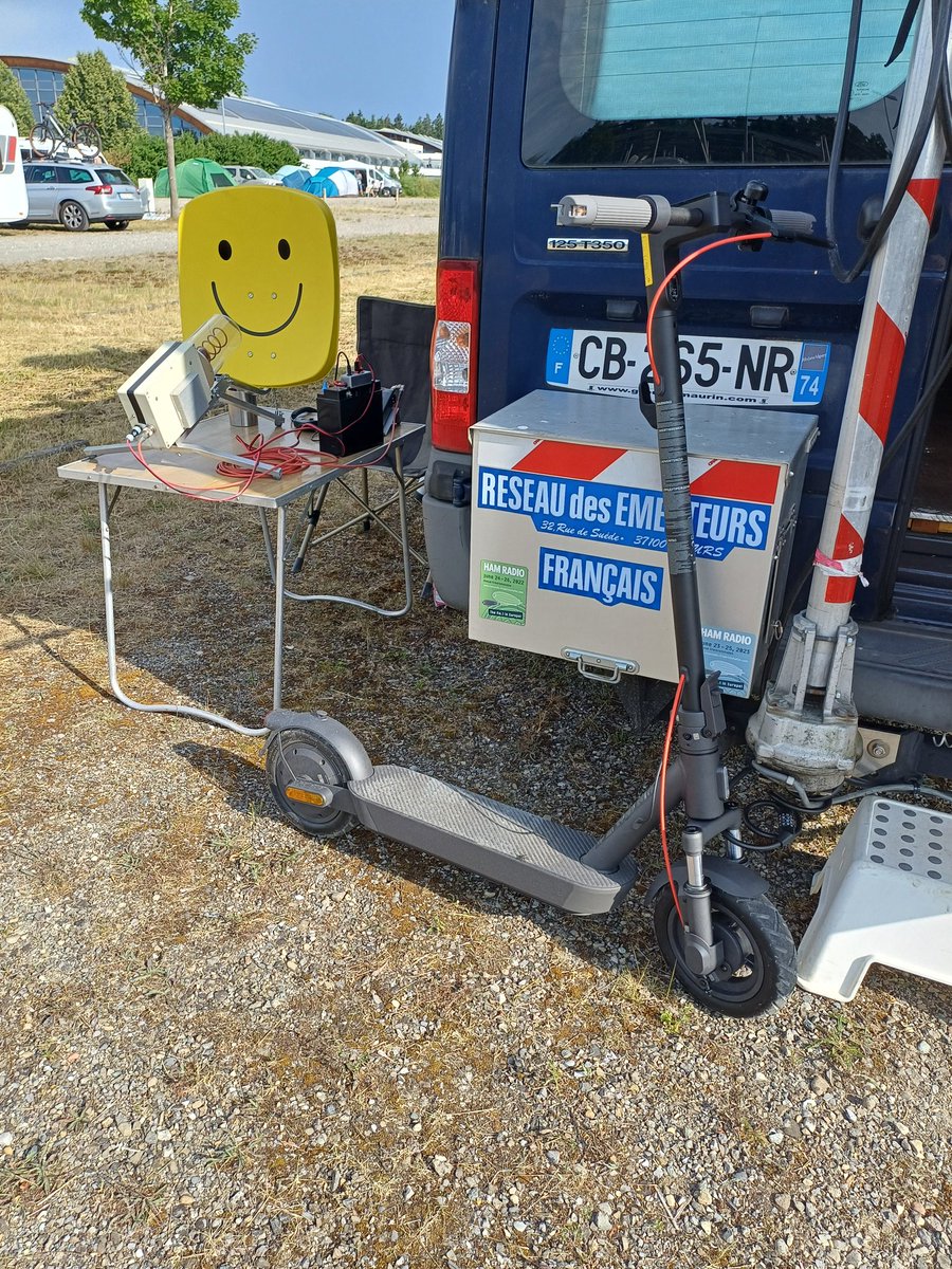 Hamradio meeting in Friedrichshafen, the camping is full, a lot of friends and some components in the fleamarket. Interesting conference : google.com/url?sa=t&sourc… See next year !