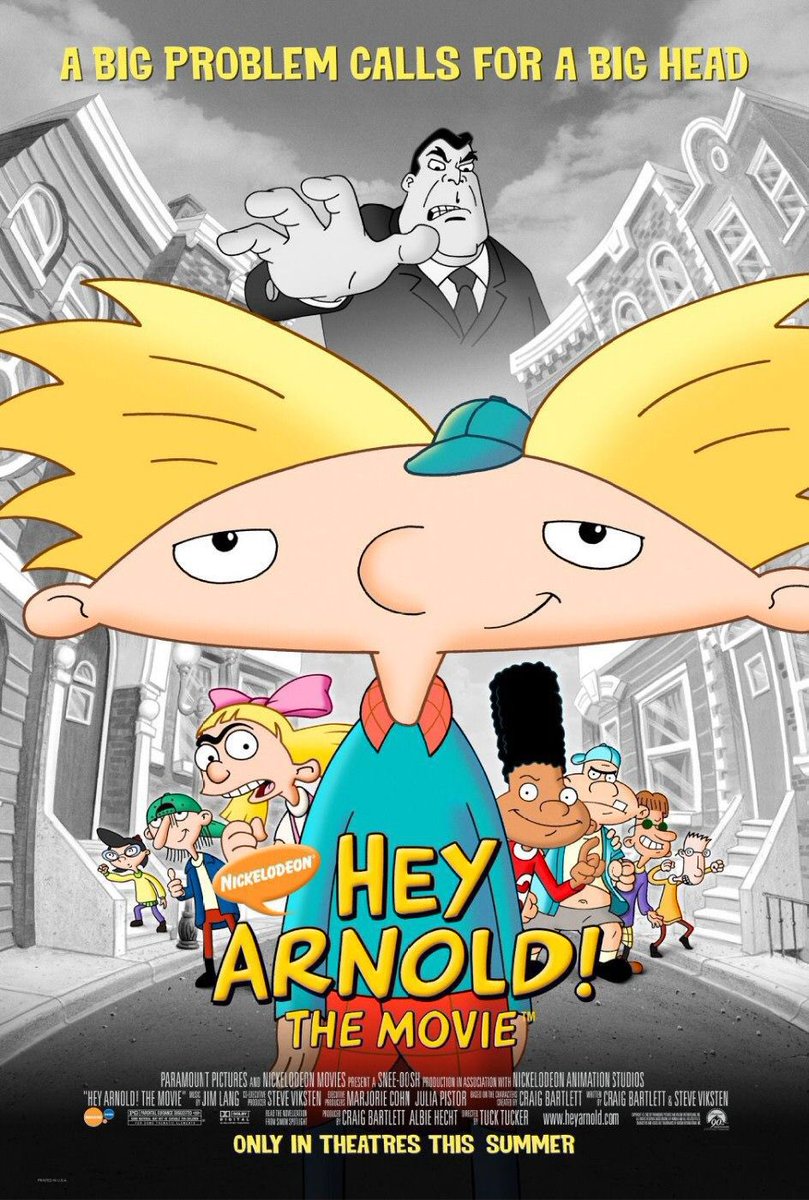 FilmNewsNos's tweet photo. 🎬MOVIE HISTORY: 23 years ago today, June 28, 2002, the movie ‘Hey Arnold!: The Movie’ opened in theaters!
#SpencerKlein #FrancescaMarieSmith #JamilSmith #DanCastellaneta @TressMacNeille #PaulSorvino #JenniferJasonLeigh #ChristopherLloyd #MauriceLaMarche #OliviaHack #TuckTucker https://t.co/wW9chfjXM3