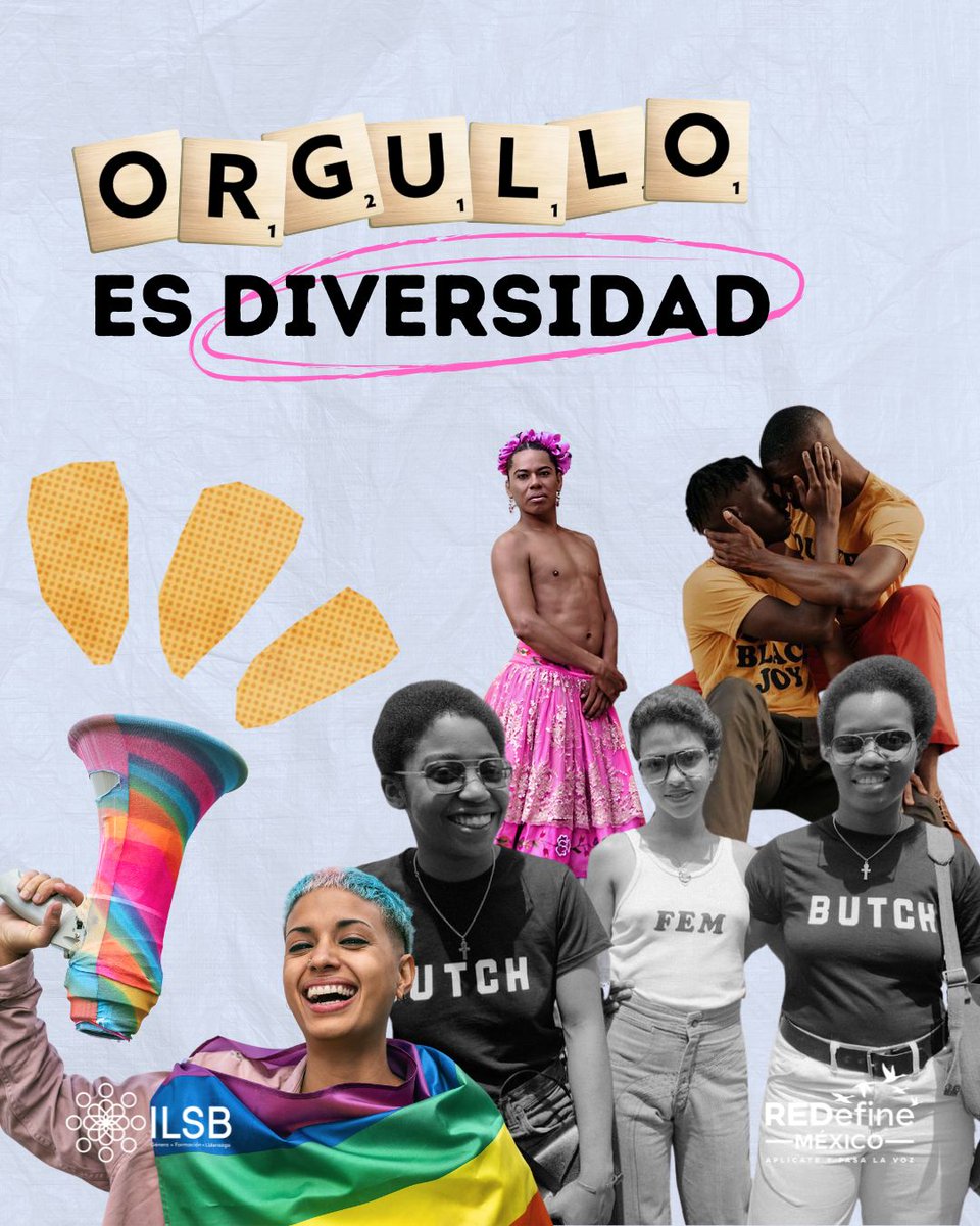 ilsb_ac's tweet image. #DíaInternacionalDelOrgulloLGBTIQ+ 🌈
✊🏾El orgullo es resistir desde vivirnos en libertad y gozo
🏳️⚧️El orgullo es celebrar la diversidad
🏳️🌈El orgullo es honrar y nombrar a quiénes abrieron el camino
