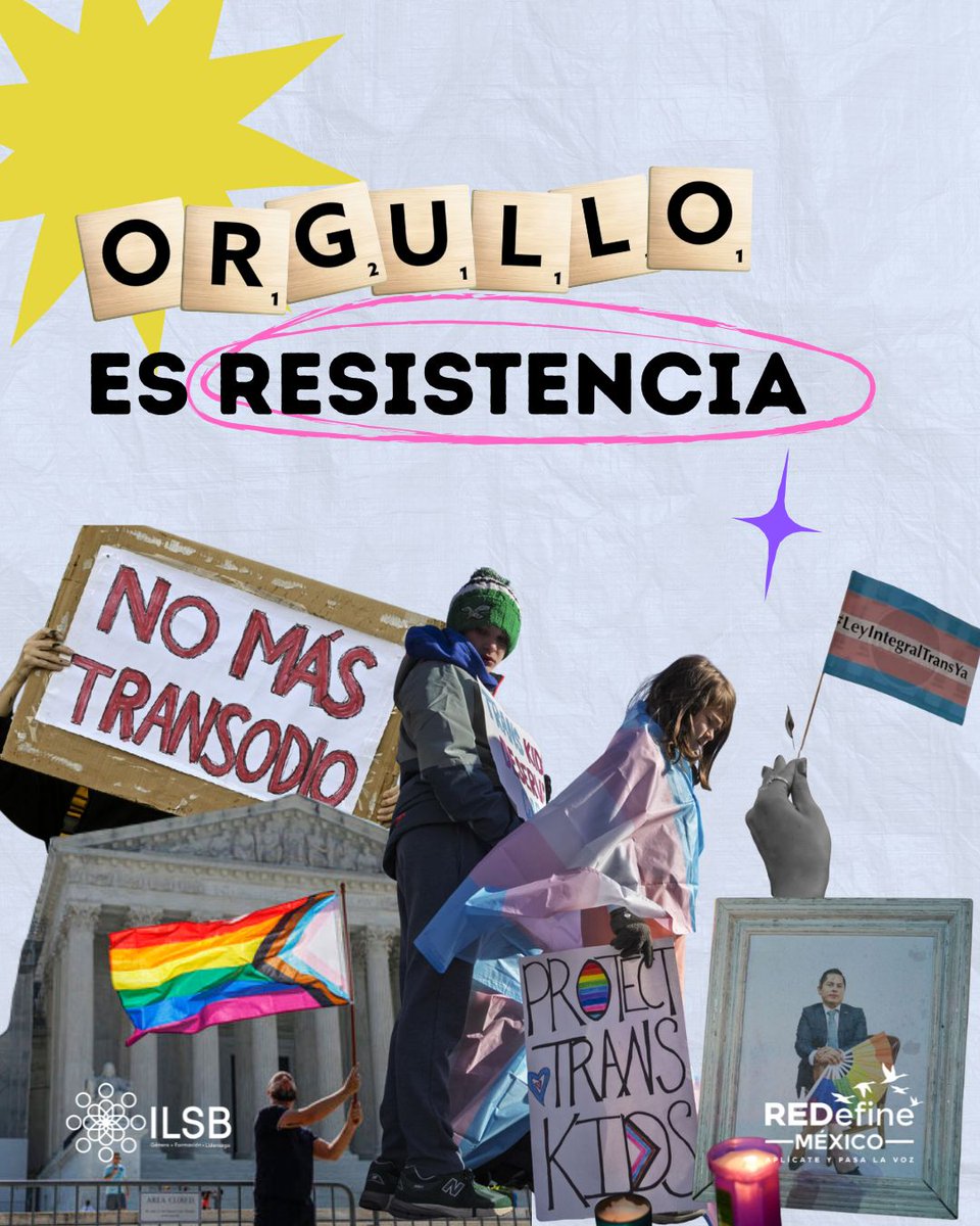 ilsb_ac's tweet image. #DíaInternacionalDelOrgulloLGBTIQ+ 🌈
✊🏾El orgullo es resistir desde vivirnos en libertad y gozo
🏳️⚧️El orgullo es celebrar la diversidad
🏳️🌈El orgullo es honrar y nombrar a quiénes abrieron el camino