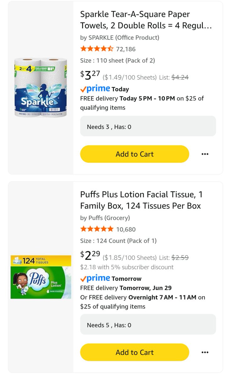 #Teachersof𝕏 Let's see if we can get our cheapest items cleared.  Mine are basics that I always run out of.  Especially Kleenex!  Share your items and I will repost!  #clearthelist2025 #SaturdayMotivation  #clearthelist amazon.com/hz/wishlist/ls…