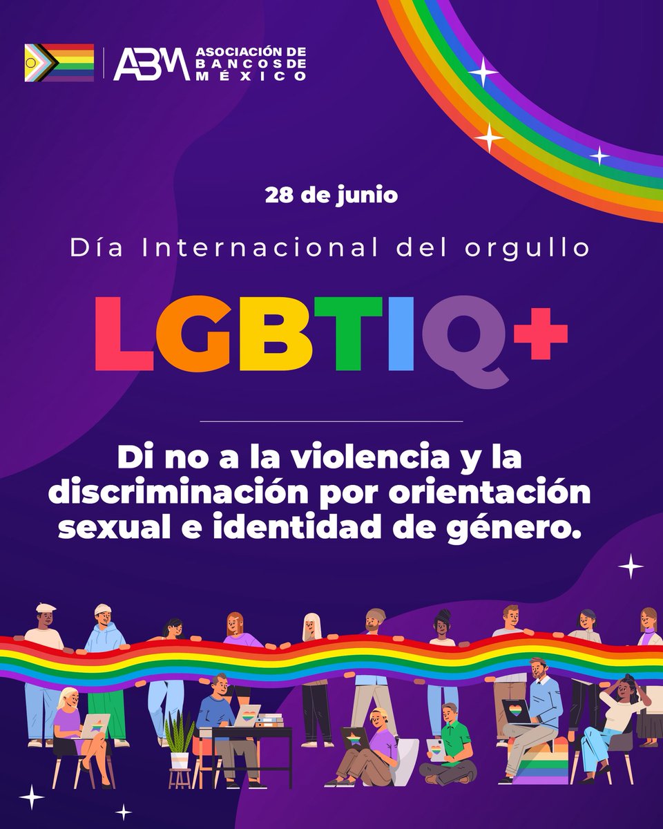 🌈 Día Internacional del Orgullo LGBTIQ+ 🌈

#TodosSomosIguales #LoveIsLove #DiaInternacionalDelOrgulloLGBT #MesDelOrgullo #ABM