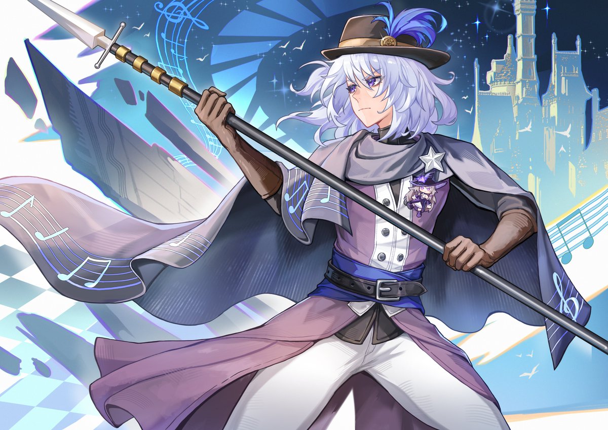 JerrTheOne's tweet image. A commission drawn by @Chinn_P0u , of my OC Brynn. Thank you so much for the commission. He looks so cool and amazing in your beaufiful artstyle.
🥰🥰🥰