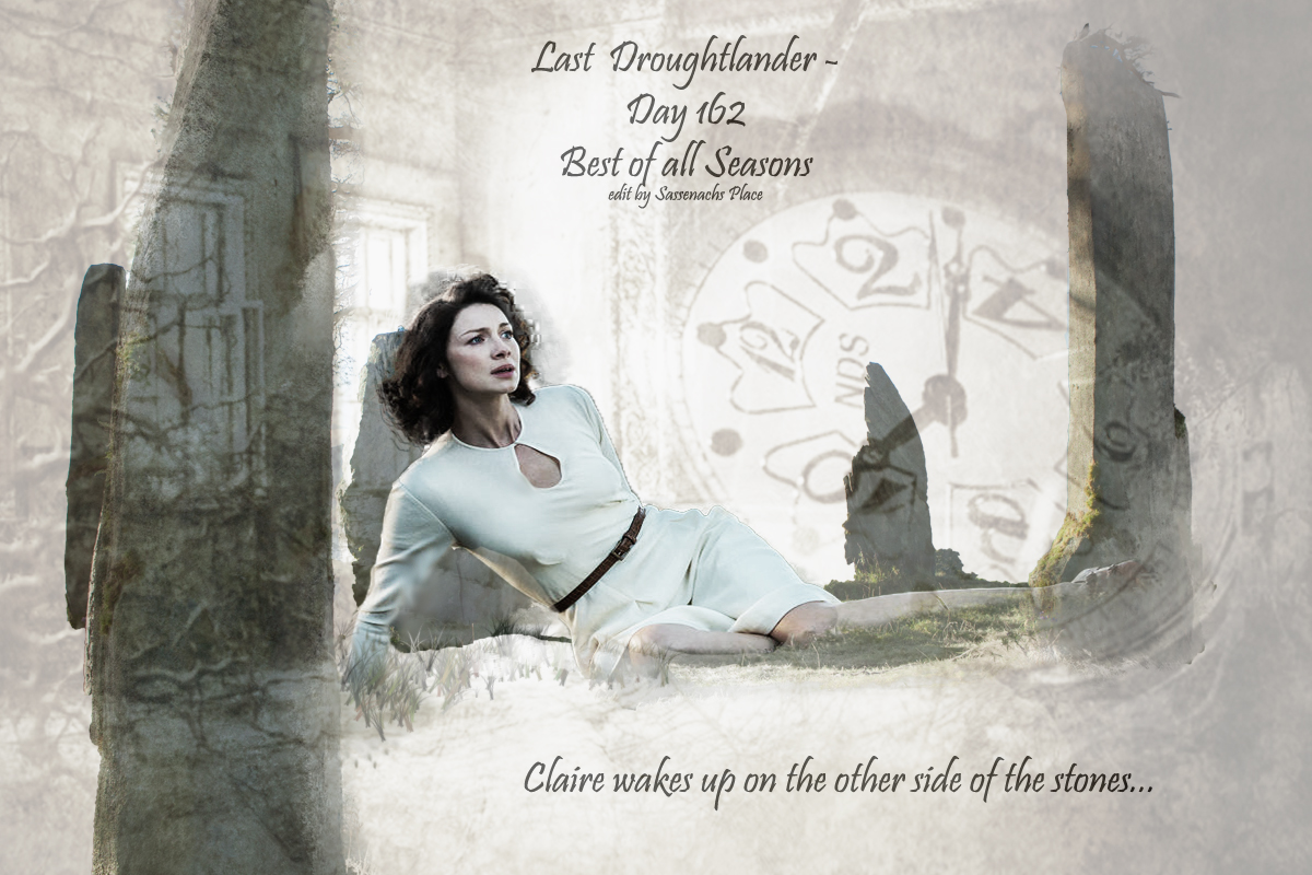 #Outlander #LastDroughtlander  - Day 162  
#CaiturDay #BestOfAllSeasons #season1
Claire wakes up on the other side of the stones...
<a href="/10MinDQ/">Cookie Roof 🍪</a> <a href="/AngusAngels/">Outlander Angels</a> <a href="/SwietjesO/">Swietjes Outlander</a> <a href="/brittafahl70/">Britta Fahl</a>
<a href="/LallyFawn/">Lally</a> <a href="/OutlandishScot/">Outlandish Scotland</a> <a href="/OutlanderHome/">OUTLANDER HOMEPAGE</a>