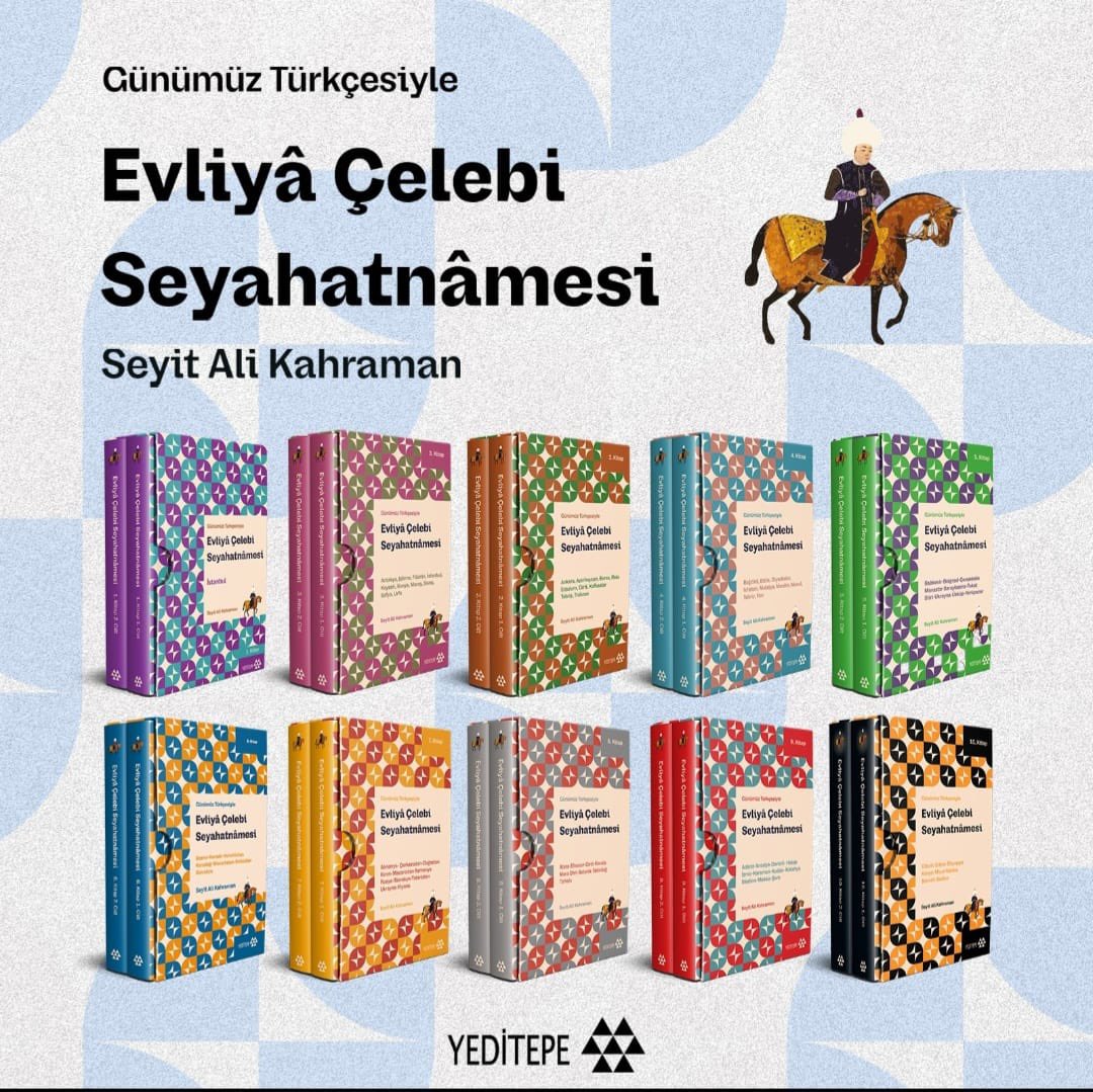 eafyoncu's tweet image. EVLİYA Çelebi'nin hatırat ve seyahatname olan 10 ciltlik seyahatnamesi Türk kültür tarihi için vazgeçilmez bir kaynak olduğu kadar Osmanlı hakimiyetinde yaşayan milletler ve komşuları için de vazgeçilmez bir eserdir. Seyahatnamede Mısır'dan Viyana'ya kadar birçok yeri anlatır.…