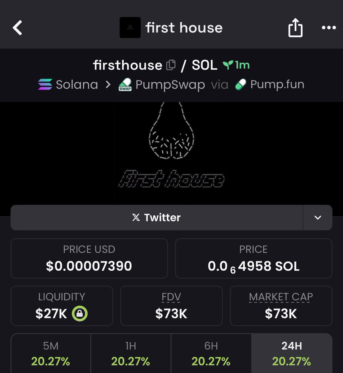 AlphaC0ins's tweet image. 📦 #Firstcoin— $73K → $190K MC 💧🎯
2.60x hit with sniper launch.
📲FOLLOW + 📩DM FOR VIP TELEGRAM ENTRY
CA:9ZR4BSWCfwf8X5y1wH7jRTA3iW2amjZqmyZ9g23Bpump
#DROPZtoken #Solana #TGFire #Bullish #CryptoAlpha #Under50KGem #SOL #ceasefire #Pumpswap