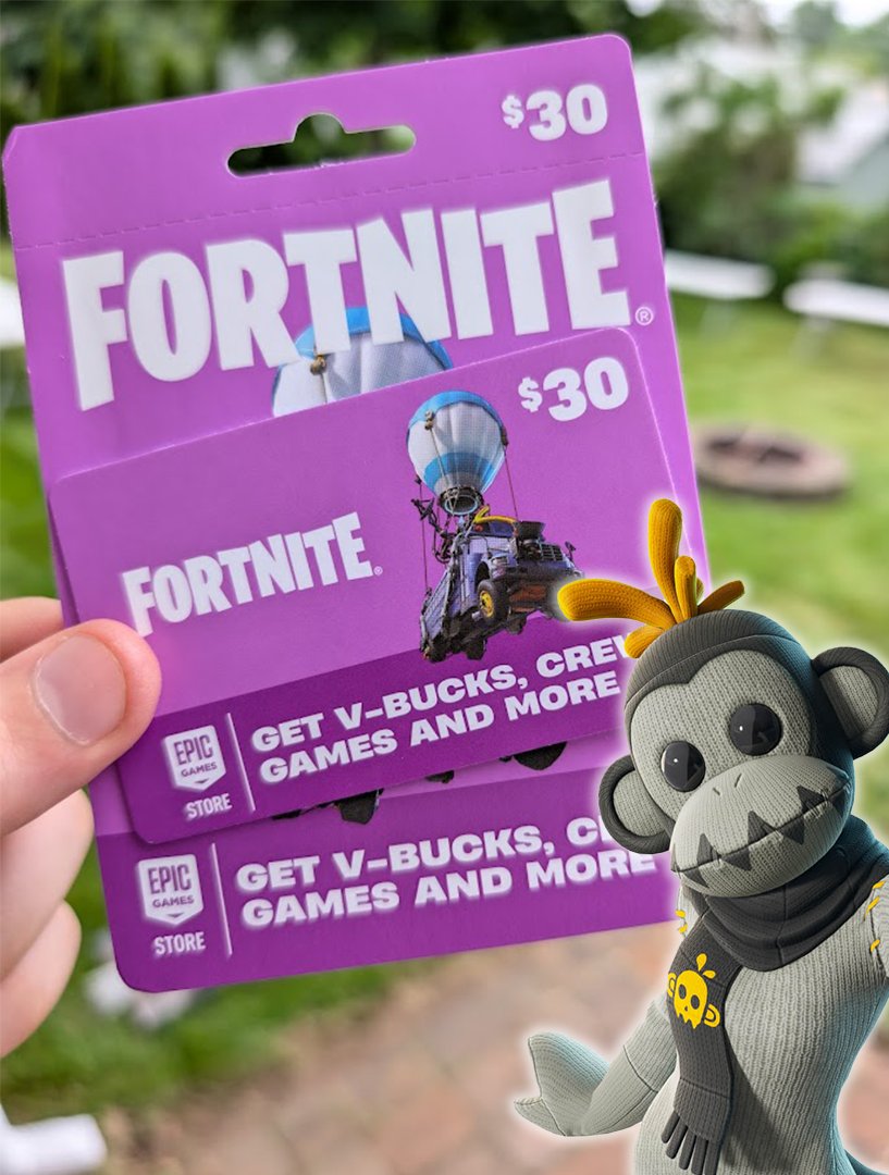 Good Gamers (@goodgamers) on Twitter photo Who needs a NEW Fortnite Gift Card?🙉💸
$30 + unlock Ghost Monks skin early!
To Enter:
🔹Follow <a href="/GoodGamers/">Good Gamers</a>
🔹Retweet
🔹Comment what you'd buy! Who needs a NEW Fortnite Gift Card?🙉💸
$30 + unlock Ghost Monks skin early!
To Enter:
🔹Follow <a href="/GoodGamers/">Good Gamers</a>
🔹Retweet
🔹Comment what you'd buy!