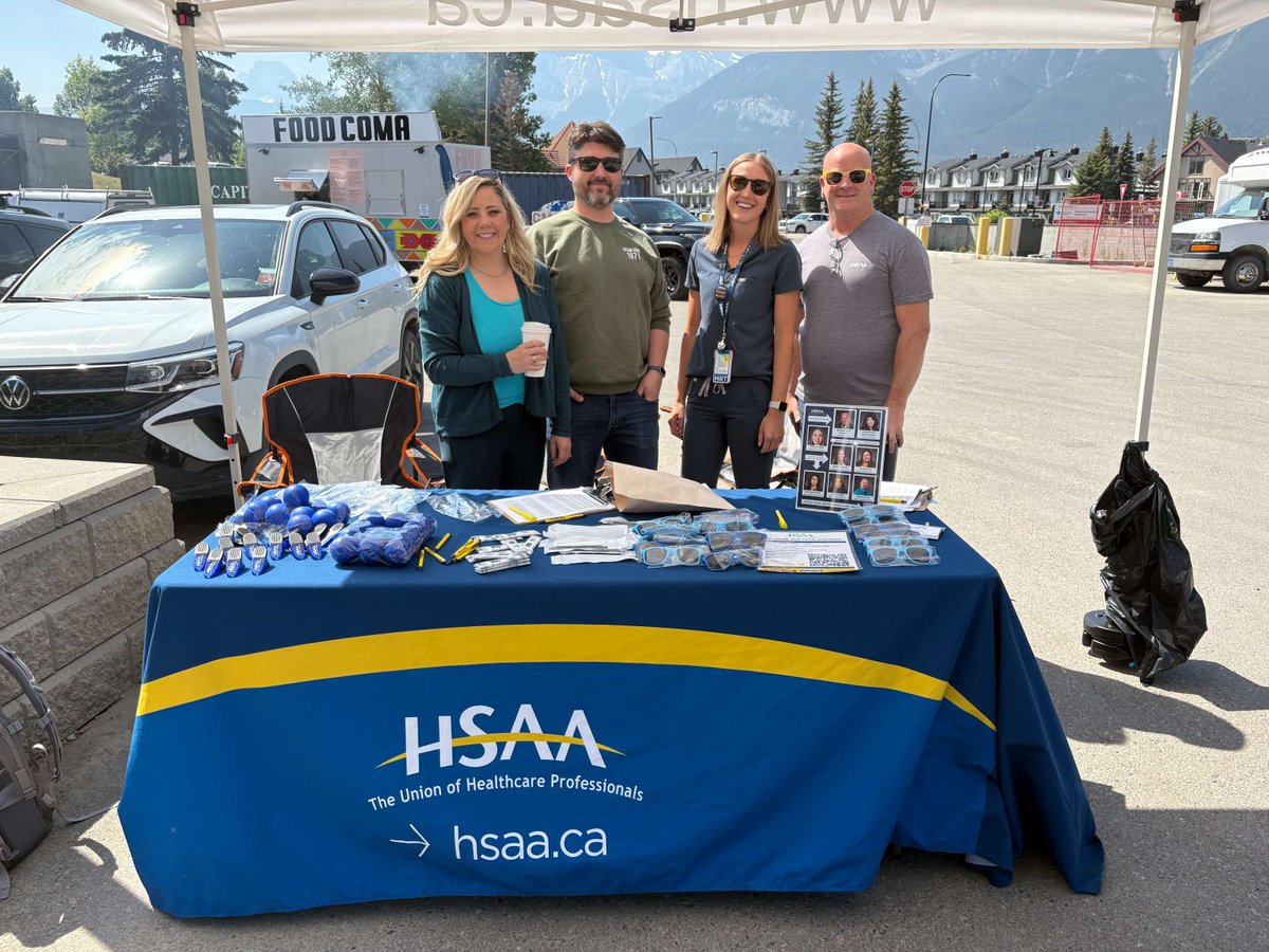 HSAAlberta's tweet image. The Solidarity Food Truck Tour is rolling across Alberta! Connect with your Local Unit Executive, Board Members, and Labour Relations Officers, all while building solidarity and community. Check out snapshots from our first stops and watch your inbox for the next truck near you!