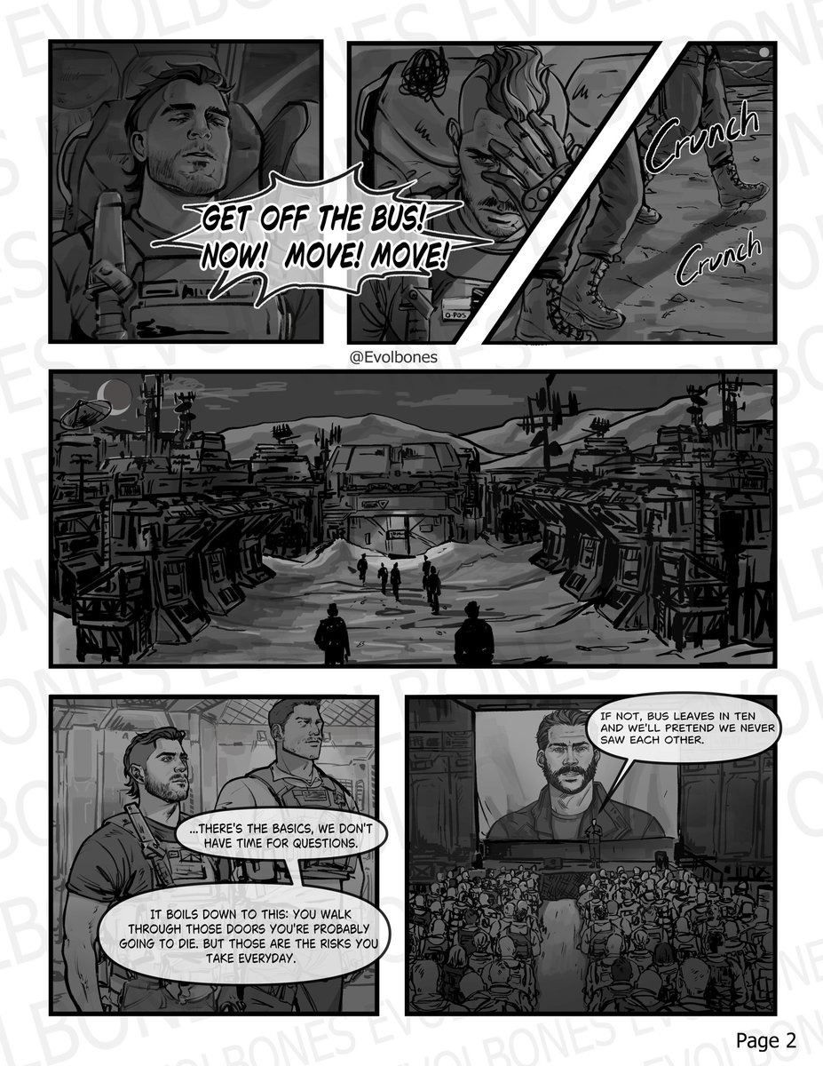 ✨Page 2 for 'Renevos'

 If you're enjoying the story so far and want access to more pages consider supporting the comic on Patreon!

💖 patreon.com/Evolbones

#cod #codfanart #johnsoapmactavish #simonghostriley  #mw2 #mw3 #phillipgraves #fanart #CallofDuty