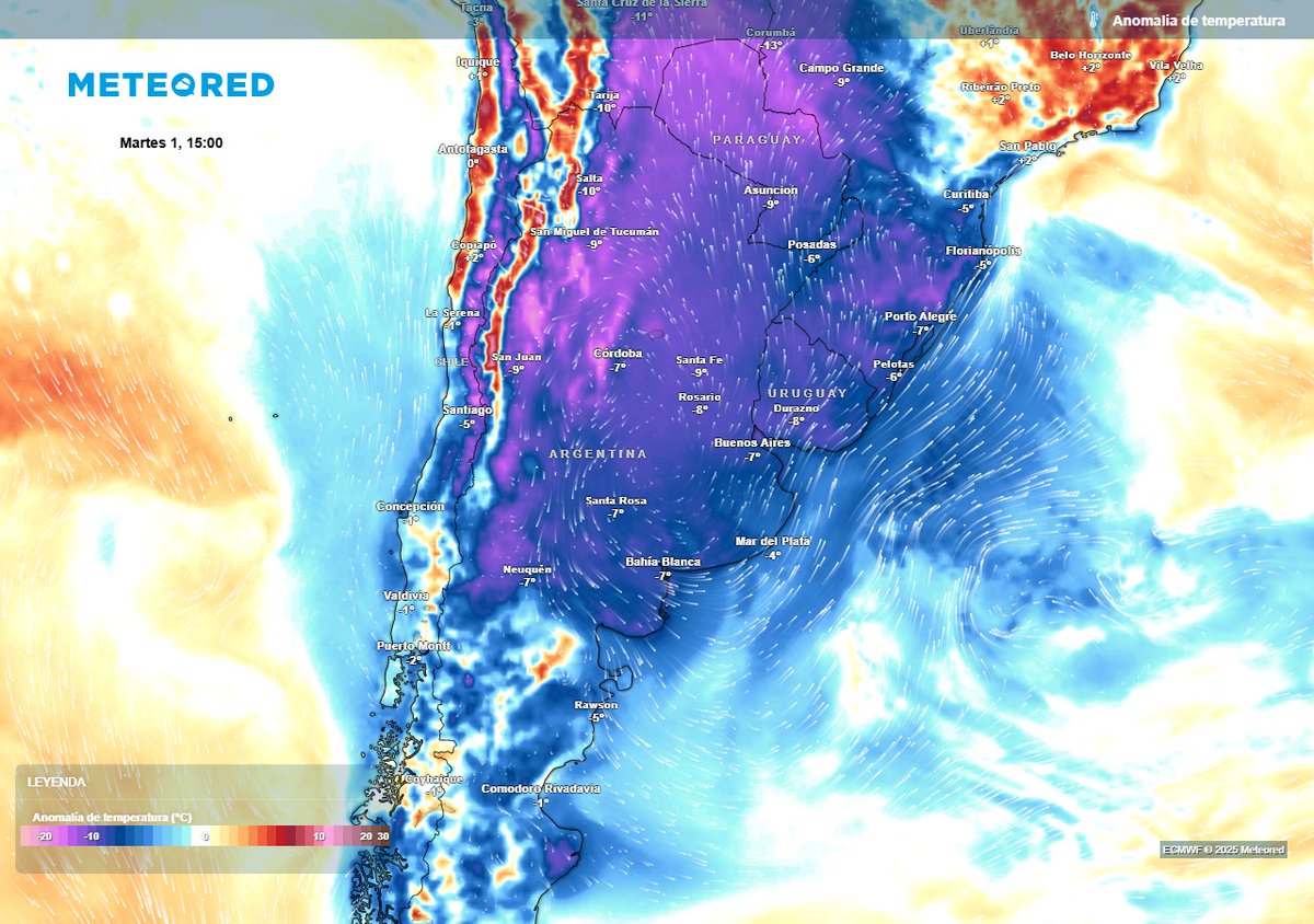 ⭕ATENCION OLA POLAR❗🥶🥶

Luego del paso de HURACAN el 18/5 se viene una UNION de viento frío que se dirige a la ciudad desde San Nicolás ❗

 Se viene mucho frío así que abríguense 🧊❄️🌨️