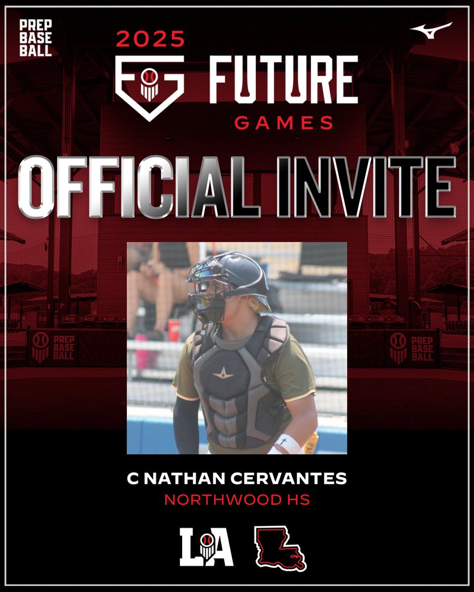 Nathan Cervantes (@n_cervantes13) on Twitter photo Thank you <a href="/PrepBaseballLA/">Prep Baseball Louisiana</a>!! Excited for the opportunity to compete and represent the state! <a href="/AlexArmandPBR/">Alex Armand</a> <a href="/HoldenOrgeron5/">Holden Orgeron</a> <a href="/NicoMoran/">Nico Moran</a> <a href="/FiveStarPB/">5 Star Performance</a> Thank you <a href="/PrepBaseballLA/">Prep Baseball Louisiana</a>!! Excited for the opportunity to compete and represent the state! <a href="/AlexArmandPBR/">Alex Armand</a> <a href="/HoldenOrgeron5/">Holden Orgeron</a> <a href="/NicoMoran/">Nico Moran</a> <a href="/FiveStarPB/">5 Star Performance</a>