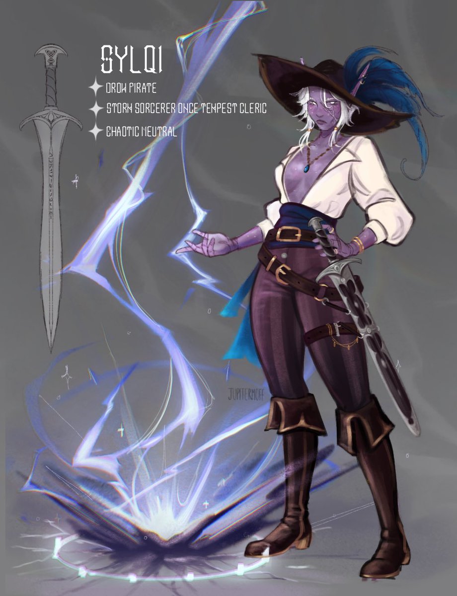 jupitermoff's tweet image. I love me a drow !!!!
#dnd #dnd5e #dndartist #dndart #artfight #artfight2025 #DnDcharacter