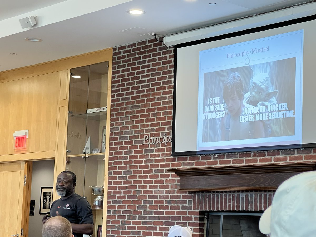 KT dropping knowledge at the Ascent T&amp;F Clinic at Harvard.