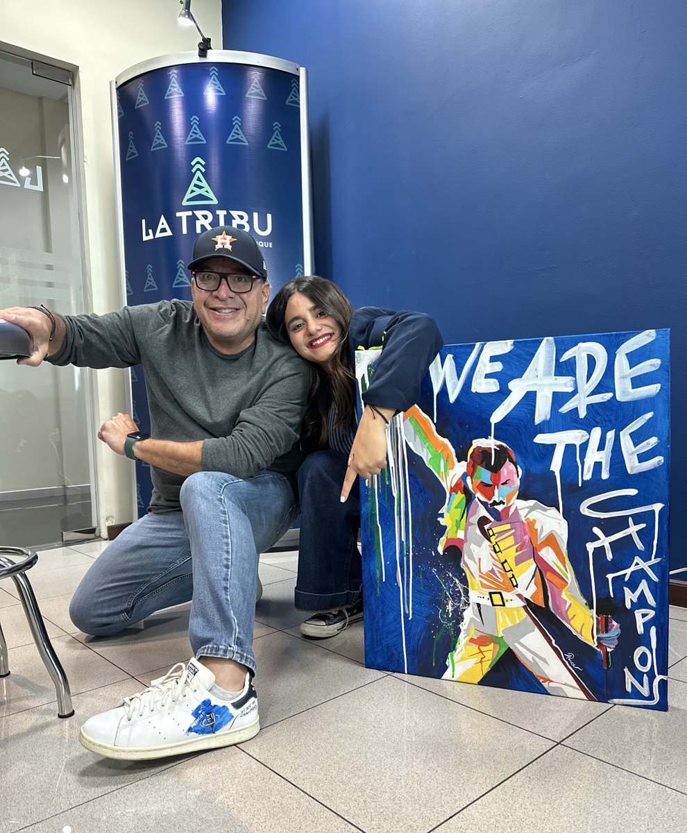 ¡Gracias Adri! #WeAreTheChampions 👊