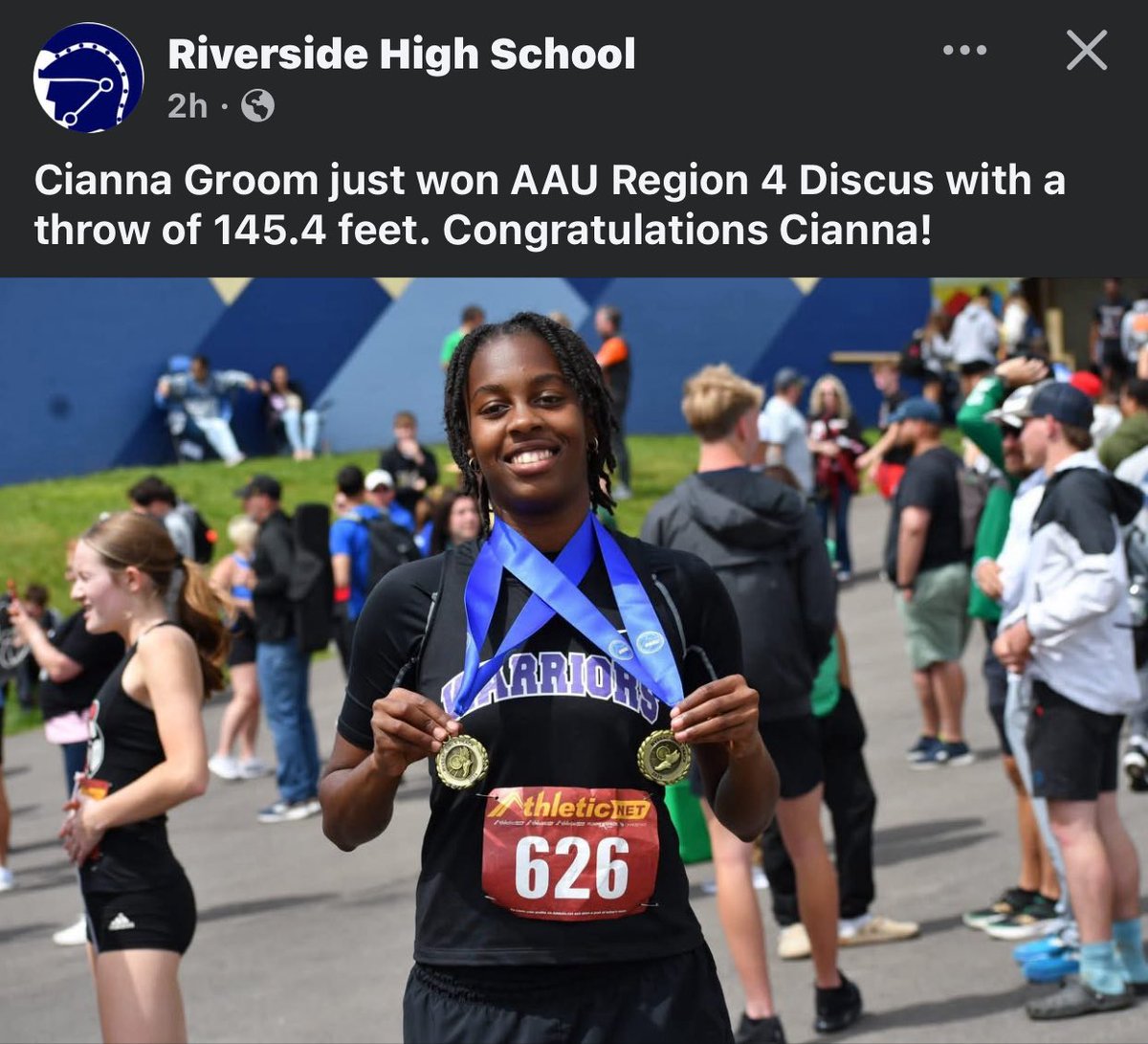 Congratulations Cianna Groom!!!