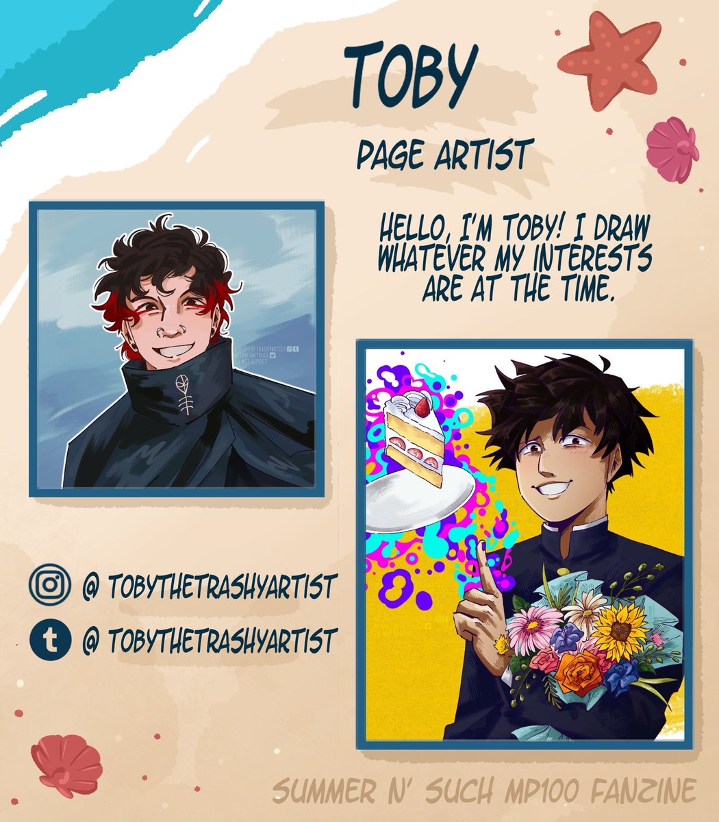 summersnsuch's tweet photo. ARTIST SPOTLIGHT
Next up we have: @/tobythetrahartist on instagram!

“Hello, I'm Toby! I draw whatever my interests are at the time.”

Preorders are open! Link in bio ☀️

#mp100 #fanzine https://t.co/Oi735wiKbD