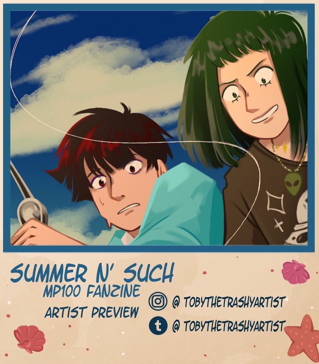 summersnsuch's tweet photo. ARTIST SPOTLIGHT
Next up we have: @/tobythetrahartist on instagram!

“Hello, I'm Toby! I draw whatever my interests are at the time.”

Preorders are open! Link in bio ☀️

#mp100 #fanzine https://t.co/Oi735wiKbD