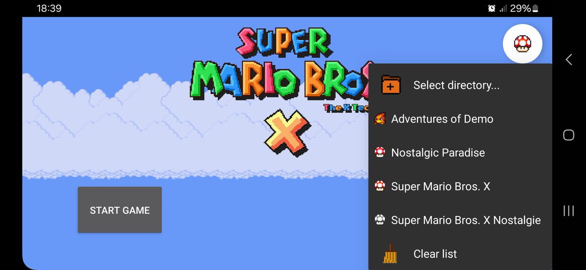 SmilerB9's tweet image. #TheXTech #apk is worth checking out 😊
f-droid.org/en/packages/ru…
#SuperMarioBros #Wii #Arcade #homebrew for #Windows #PC has been #ported to #android 🍄
#SuperMarioBrosX is a good #game to try and there are other #games &amp;amp; #demos #available #online 👍
#RetroGames #RetroGamer