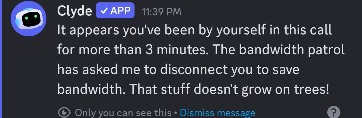 voltcodes's tweet image. okay clyde, i am really sorry, I won&apos;t do that ever again 😞