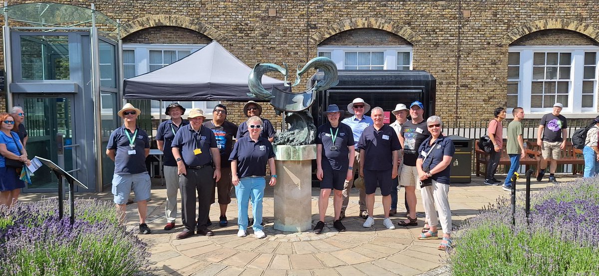 Flamsteed's tweet image. A big thank you to everyone who visited our solar viewing session at the Royal Observatory Greenwich today! 🌞

Cloudy skies gave way to spectacular views of the Sun – including some of the biggest prominences we’ve seen this year.

Next event: Fri 11 or Sat 12 July.