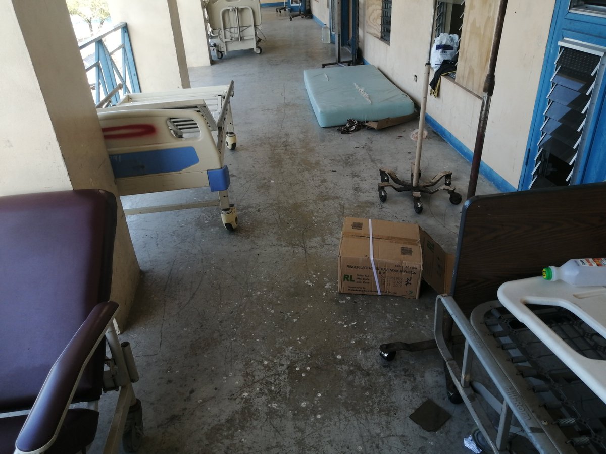 tyronefocus's tweet image. The conditions at the hospital are sickening. Not sure if that is GOJ, but who is in charge.