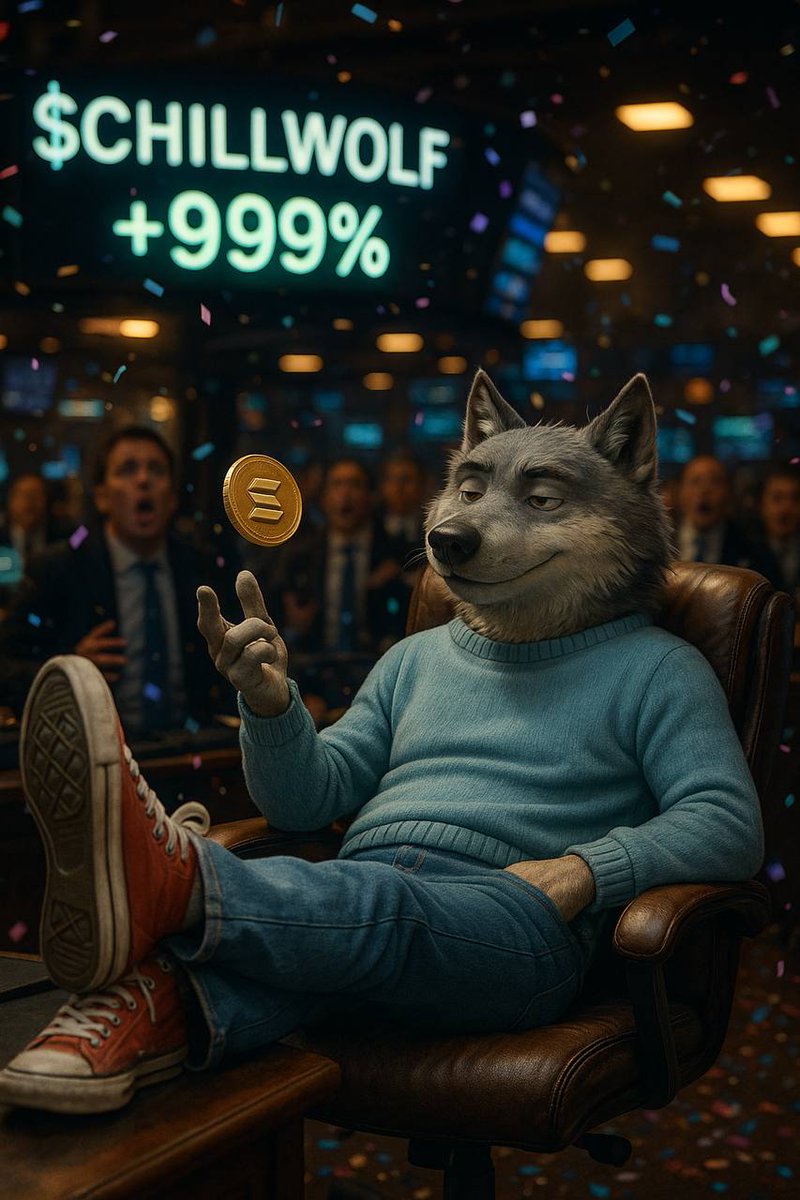 joeyWSB's tweet photo. $CHILLWOLF 

IT'LL HAPPEN INSTANTLY,  JUST LETTING YOU'LL KNOW.

JUCY FLOOR
JUICY ENTRY
JUICY GAINS

Fm972q8pQrRKqJoa7DfnVBiL1EhY776WFu9mhnhypump

#SOL #SOLANA #MEMECOIN #CRYPTO #CHILLWOLF #CHILLGUY https://t.co/vmVDOY58LD