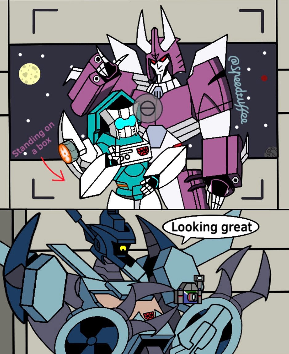 SpeedTuffee's tweet image. Felt like posting this here

Happy Pride Month 🏳️‍🌈

#Transformers #cyclonus #tailgate #Transformersfanart #IDW #cygate #whirl #HappyPrideMonth