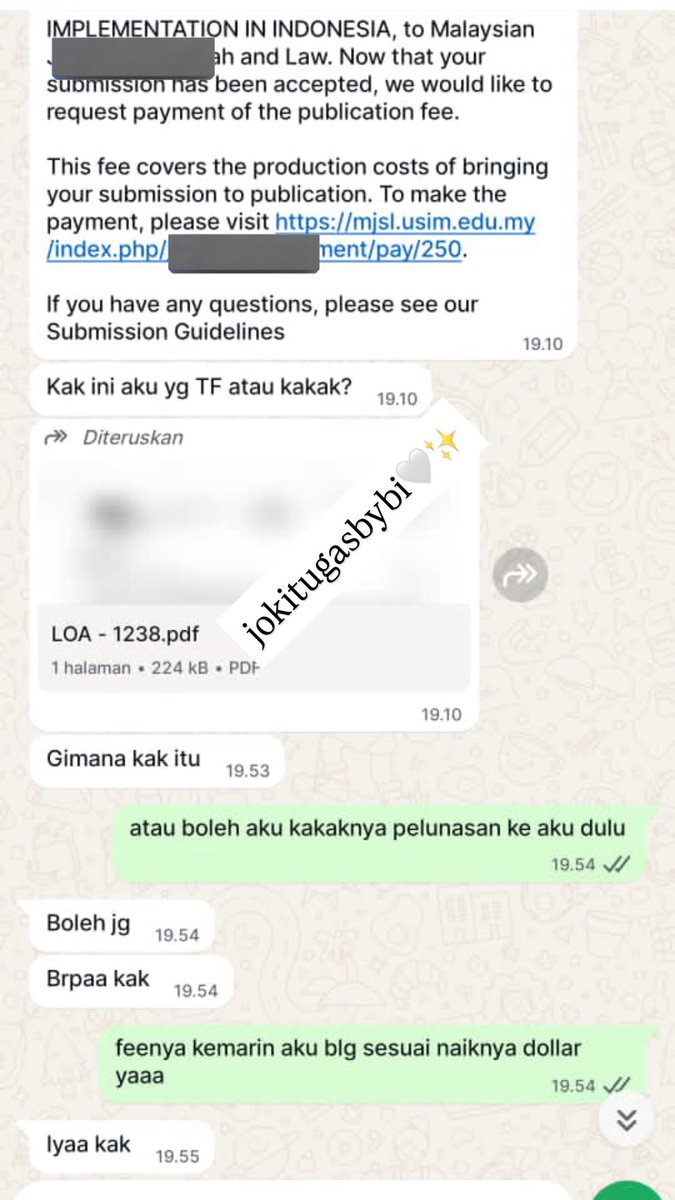 jokitugasbybi's tweet photo. alhamdulillah acceptane juga ❤️✨
Jurnal Q2 Hukum acceptane dong! 😍
masyaallah bgt berjuang bersama customer langgananku, terimakasih udah bisa diajak kerjasama pokoknya.
prosesnya 6 bulan sampe dapat LoA 😂✨ https://t.co/GZDqFZShMF