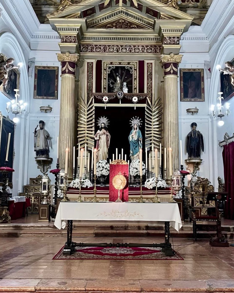 #CultosEcija2025 | Solemnes Cultos en honor a los Sagrados Corazones de Jesús y de María, del 24 al 28 de junio.

#TDSCofrade #Ecija #Sevilla <a href="/Ecija_Sevilla/">Ecija-Sevilla</a>