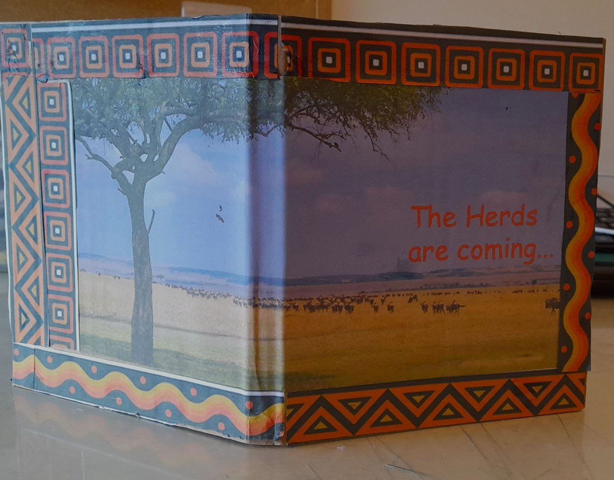 zyarts's tweet image. My bookwork to celebrate The Herd coming to London this weekend #theherds #bookwork