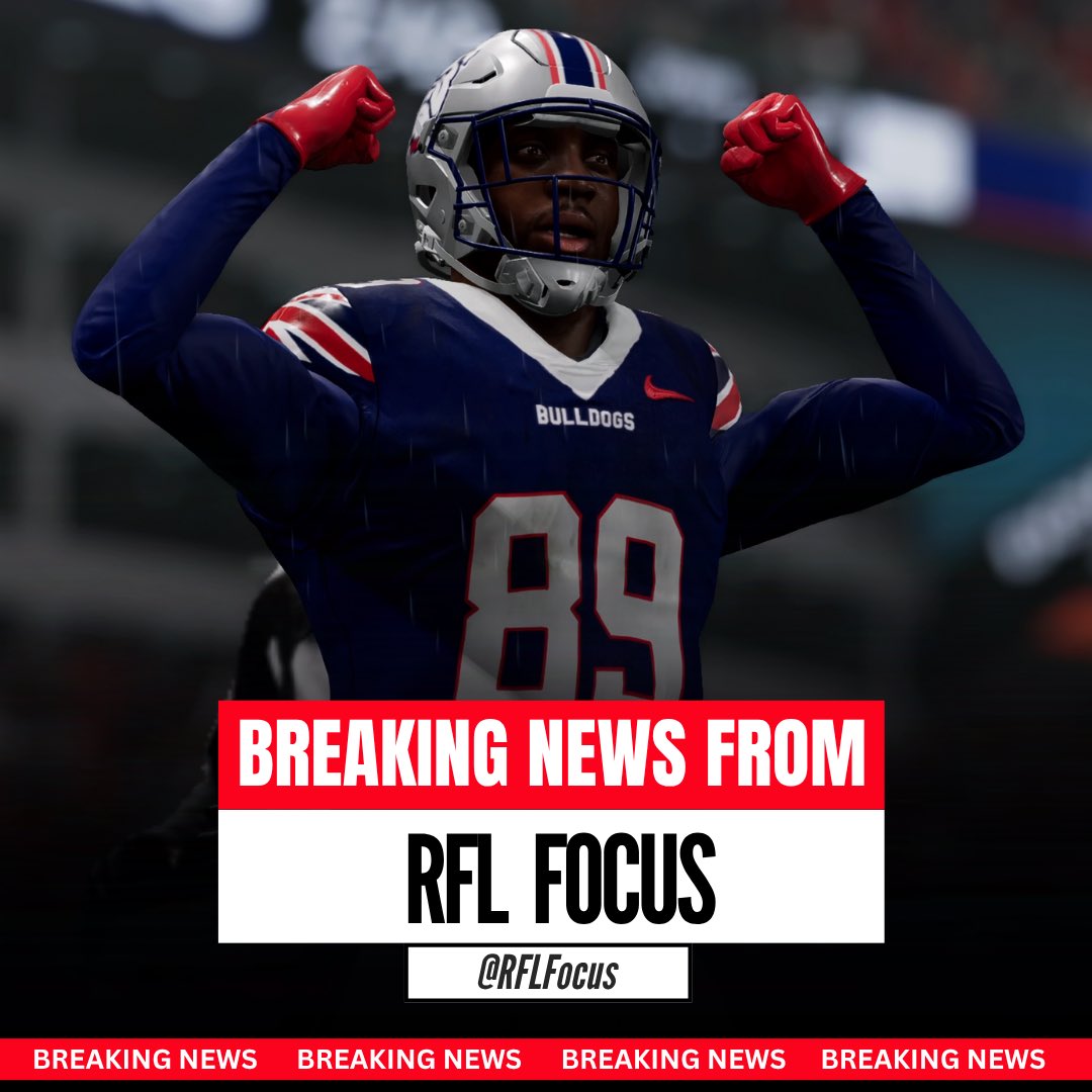 RFLFocus's tweet photo. Breaking: The #Bulldogs have re-signed WR Stanley Whitehead to a 2-year, $55.6M contract, per sources.

London keeps a trusted weapon in place. https://t.co/fZafKErGKS