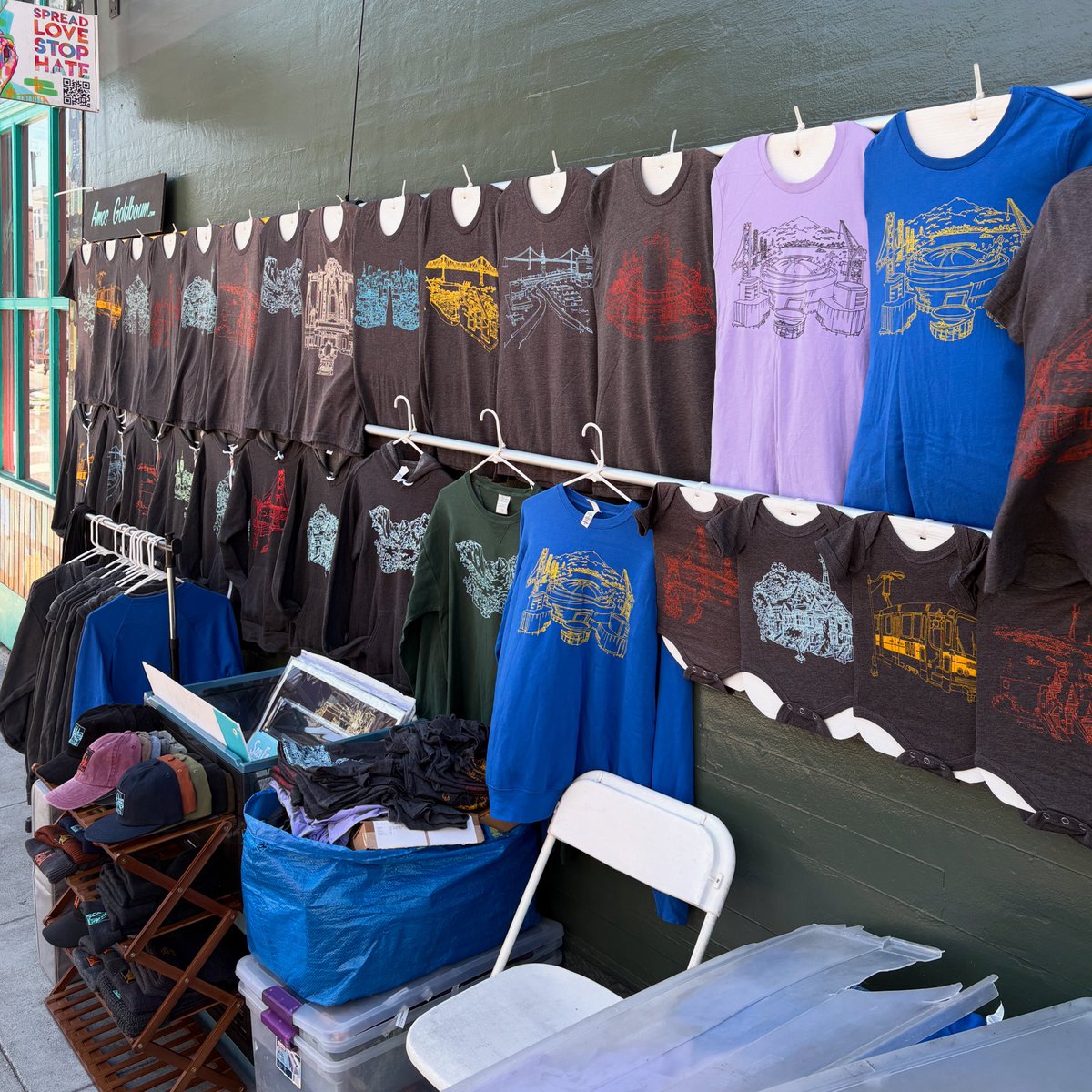 Out here on Valencia and 20th today til 5!