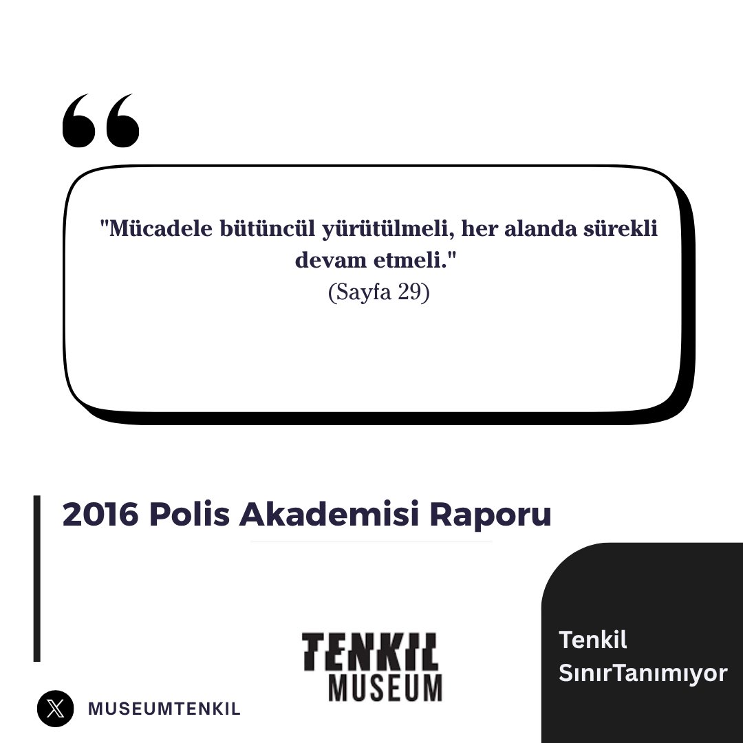 Tenkil SınırTanımıyor

“Mücadele bütüncül yürütülmeli, her alanda sürekli devam etmeli.”

Bu cümle, yok etmeyi hedefleyen bir savaş ilanıdır.