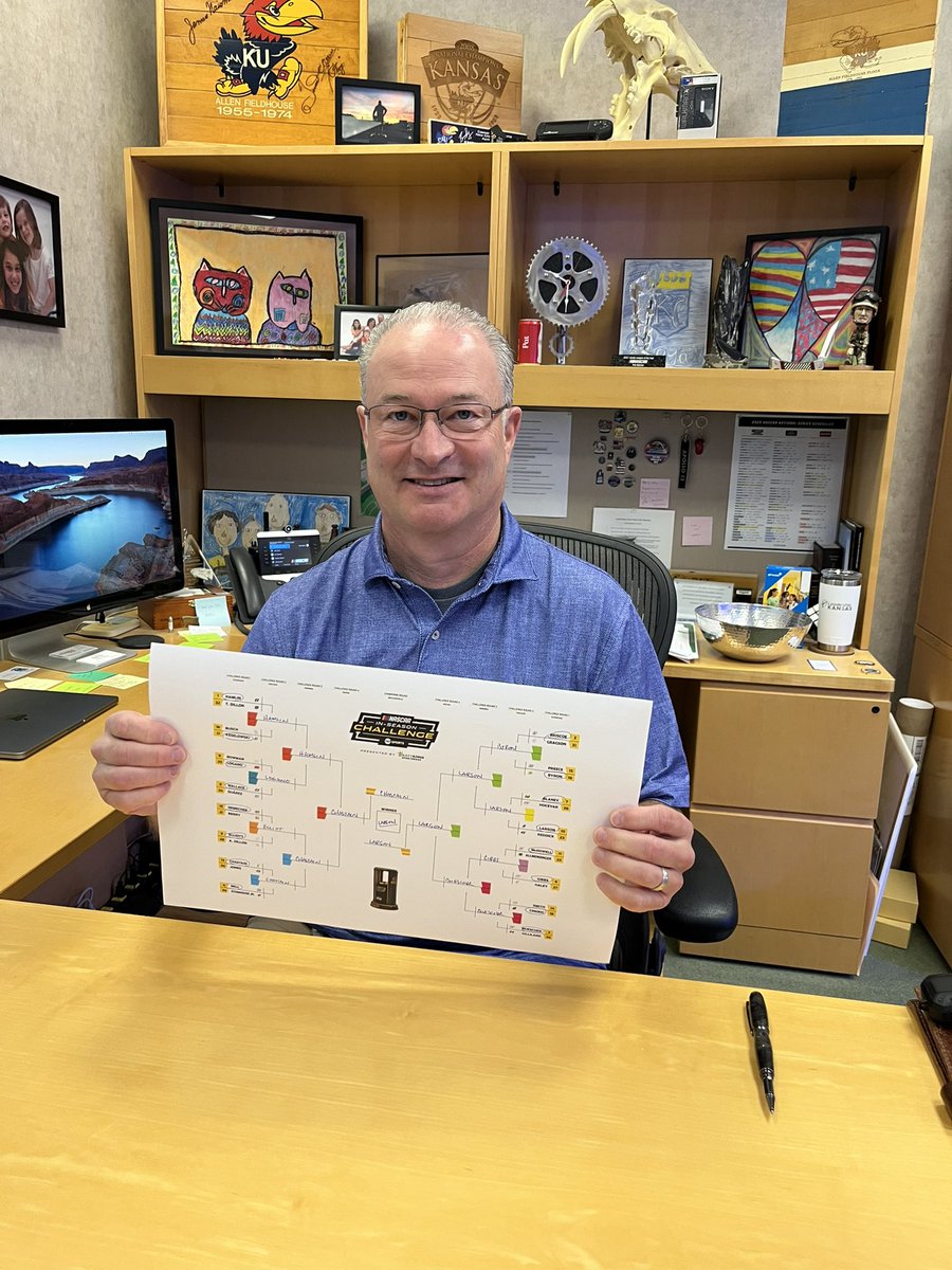 Track President Pat Warren has submitted his #NASCAR In-Season Tournament picks!

He’s got Kyle Larson taking the gold, do you agree?