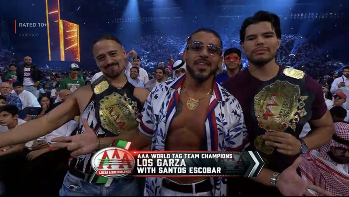 Legado Del Fantasma in attendance #WWENOC