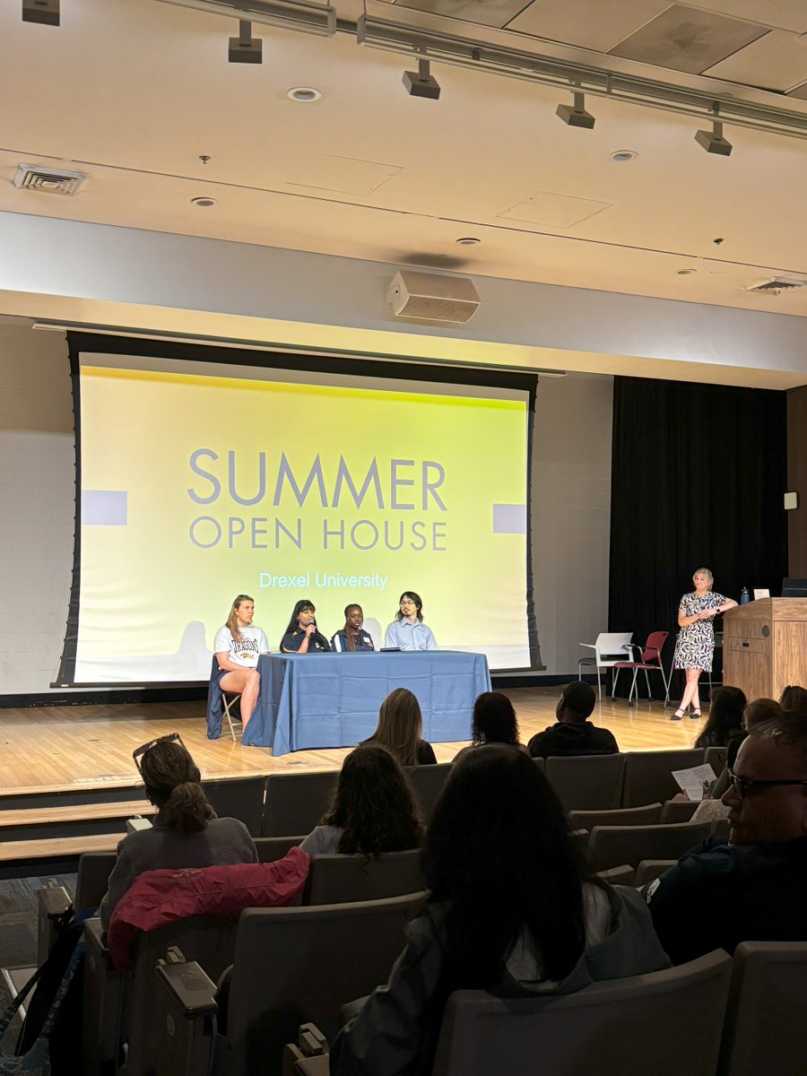 DrexelUniv's tweet image. Thank you to everyone who joined us for our #SummerOpenHouse! πππ Learn about future events: bit.ly/3nrLnGU
#ExperienceDrexel #CollegeTour