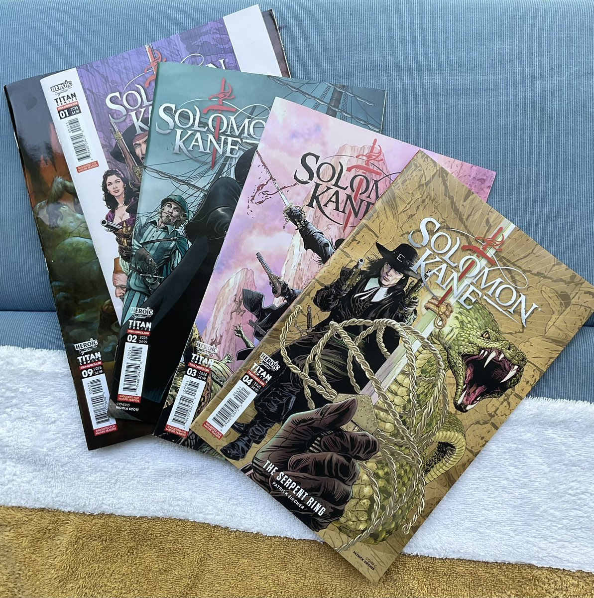 Fredrik Malmberg (@fredmalmberg) on Twitter photo I’m re-reading the Solomon Kane miniseries now that it’s complete. It’s awesome, <a href="/PatrickZircher/">Patch Zircher</a> I’m re-reading the Solomon Kane miniseries now that it’s complete. It’s awesome, <a href="/PatrickZircher/">Patch Zircher</a>
