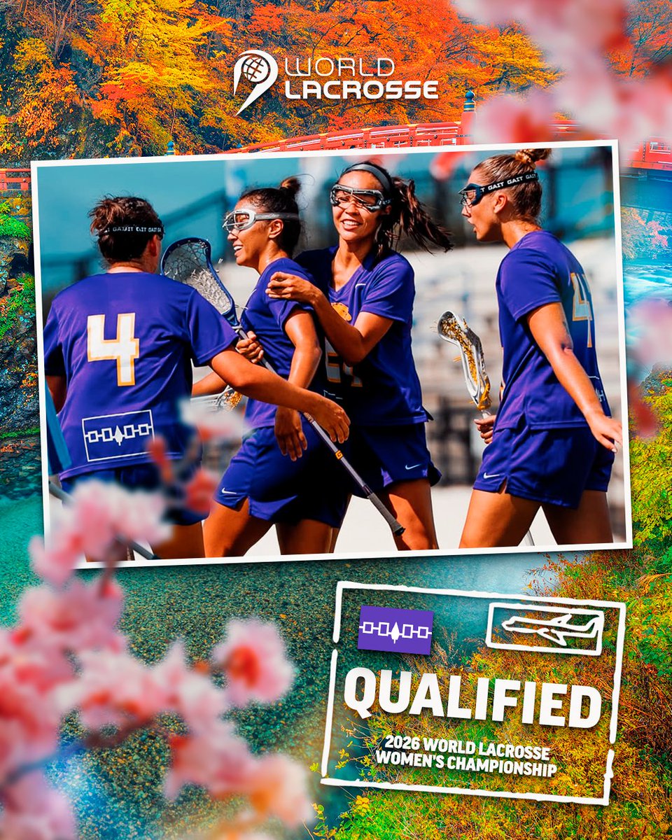 The Haudenosaunee book their ticket to Japan!

See you at the 2026 World Lacrosse Women's Championship ✈️

#WLWC26 x #PAWLC25