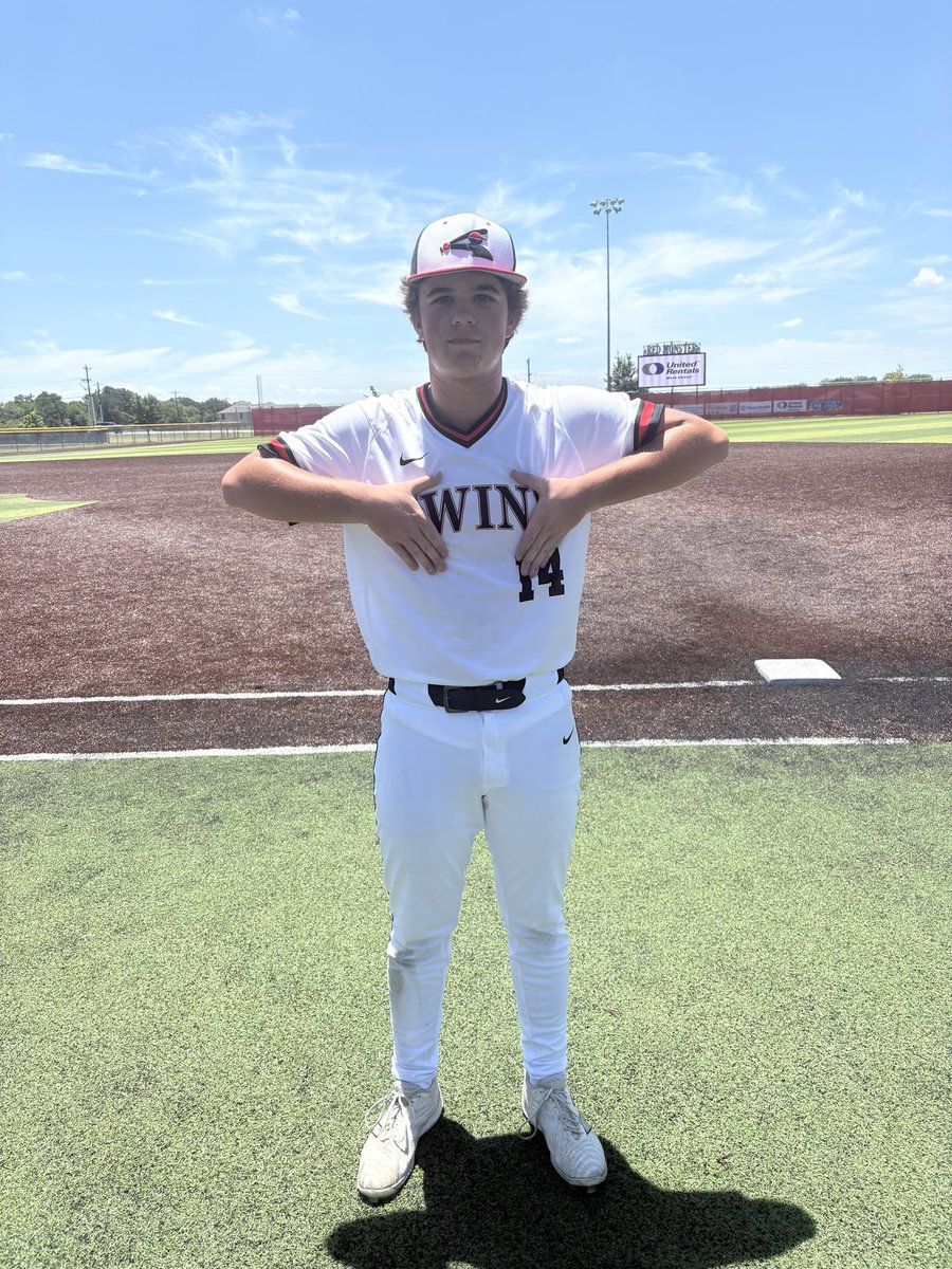 ✭Five Tool Texas✭ (@fivetooltexas) on Twitter photo F: <a href="/DFWTwins/">DFW TWINS</a> 15U Scout 7, NTX Tribe Dulaney 2
PoG: <a href="/trippparish09/">Tripp Parish</a> 4IP, 4K, 0H
Hitter: <a href="/BoulwareCharlie/">Charlie Boulware</a> 3-3, 3B, 2 RBI
Notable: Jackson Beard 1IP, 3K, H F: <a href="/DFWTwins/">DFW TWINS</a> 15U Scout 7, NTX Tribe Dulaney 2
PoG: <a href="/trippparish09/">Tripp Parish</a> 4IP, 4K, 0H
Hitter: <a href="/BoulwareCharlie/">Charlie Boulware</a> 3-3, 3B, 2 RBI
Notable: Jackson Beard 1IP, 3K, H