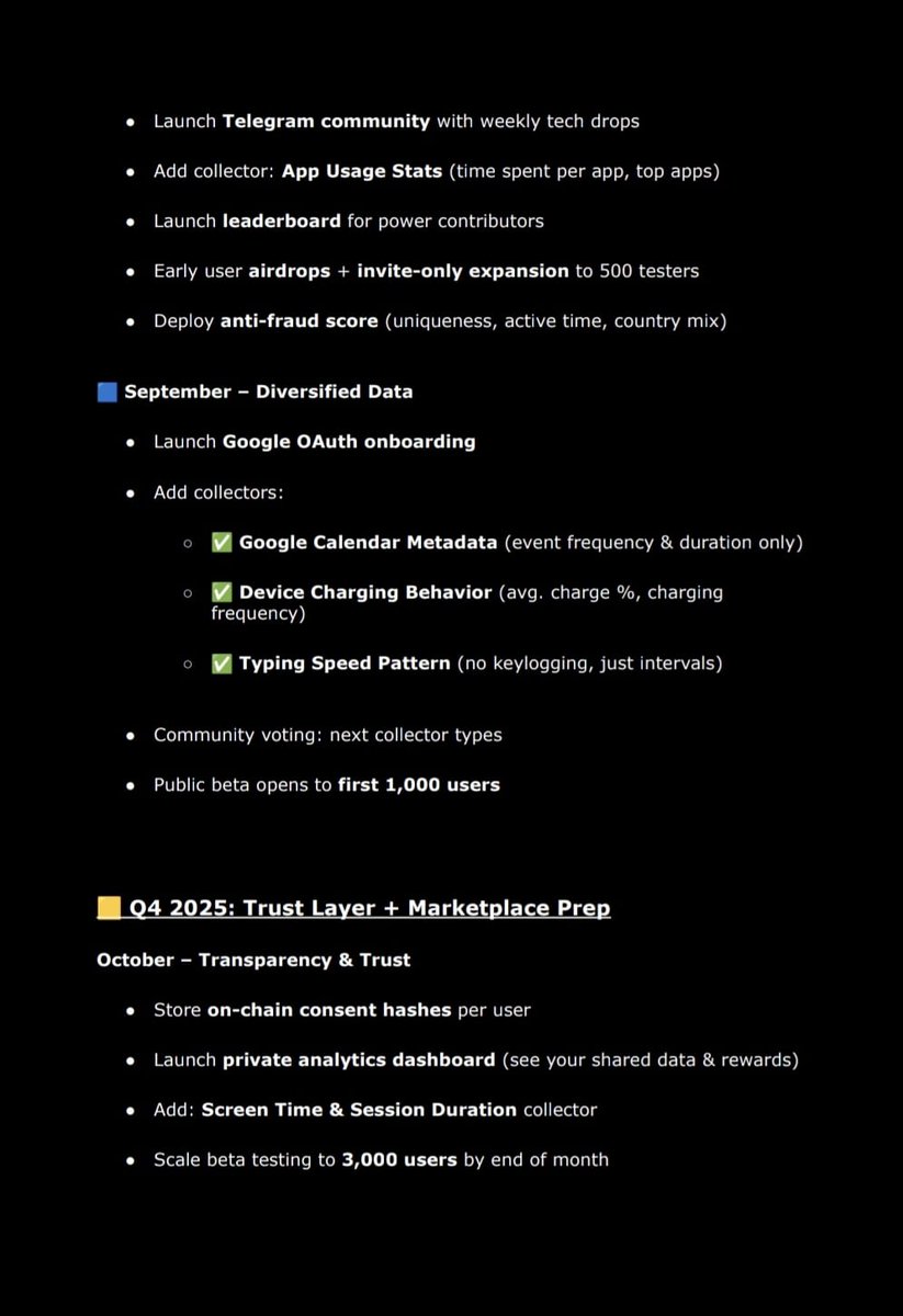 shernapp's tweet photo. 🚀 The 2025 roadmap is live.

We’re building with belief, not hype.
Shern isn’t just a project  it’s a mission.
In a world where user data is exploited, Shern is the glue between people and AI.

We’ll make it. Together.

#Web3 #Altseason #Solana #DataOwnership #AI #Shern https://t.co/iGmYuopoFV