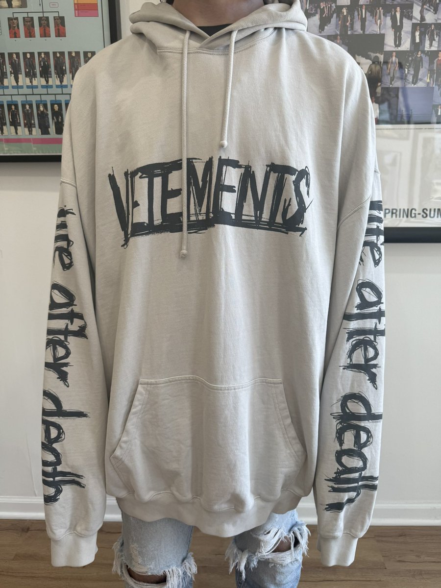 Vetements Life After Death Hoodie for sale for $360