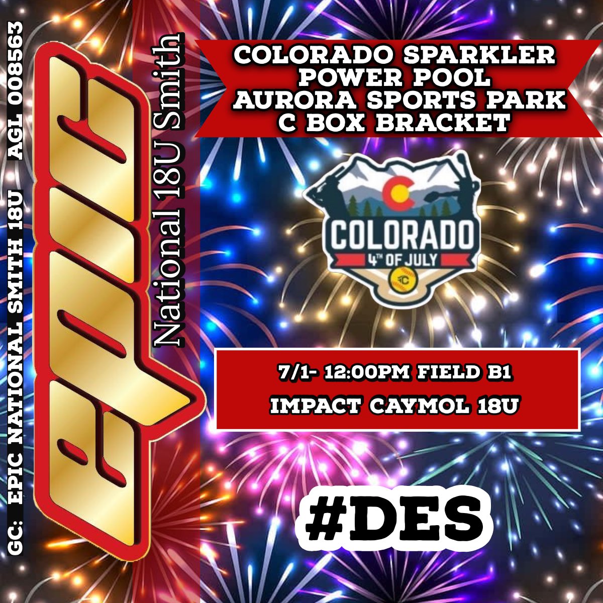 That’s a wrap for the P5 Patriot Games.  Finished 5th . We are now ranked 6th Nationally. Excellent showing ladies!  Great teamwork.  Now a few days off to explore Colorado and then we start the Power Pool in the Colorado Sparkler on Tuesday. 🖤💛♥️ DES
#BeEpic #EpicAthletics