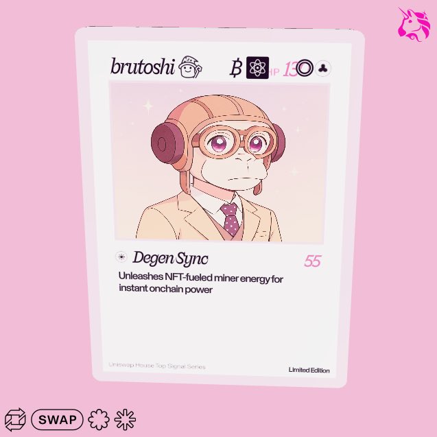 Just pulled a grail

Check out my Uniswap trading card 🦄